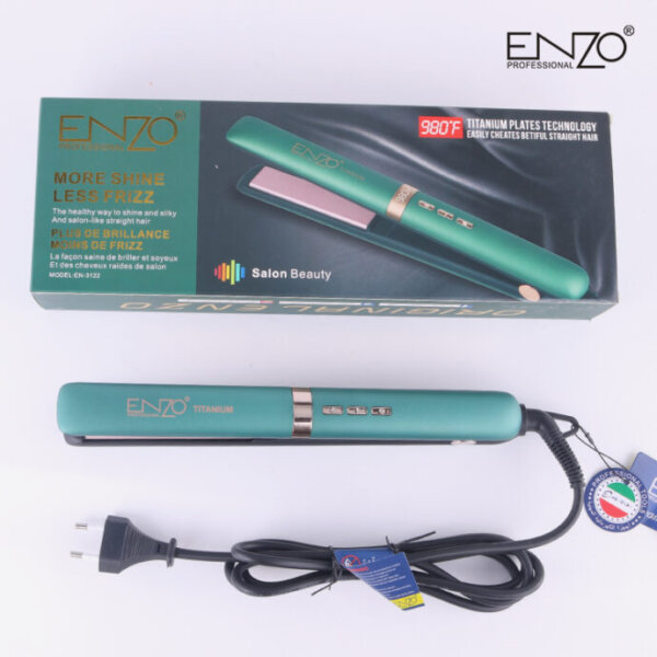 Fer à lisser ENZO EN-3122 | Plaques Titanium Pro 980°F – Image 2