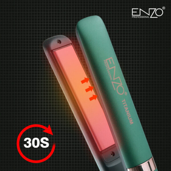 Fer à lisser ENZO EN-3122 | Plaques Titanium Pro 980°F – Image 3