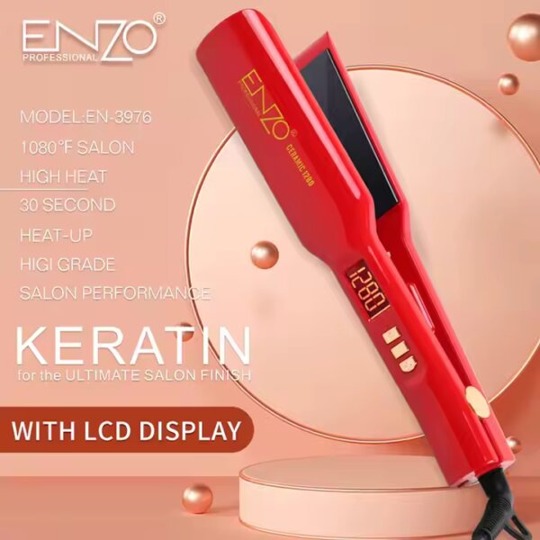 Lisseur Pro ENZO EN-5191 | Plaques Larges Céramique LCD – Image 3