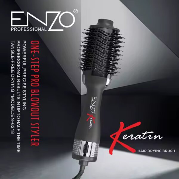 Brosse Soufflante Volumisante ENZO EN-6218 Pro | Ionique 1000W – Image 2
